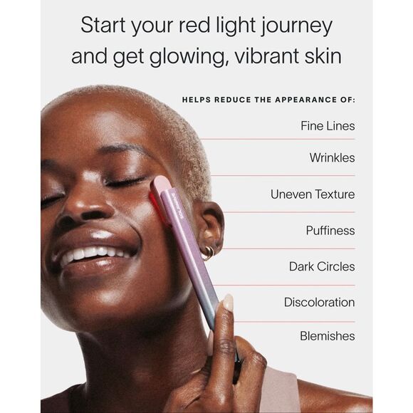 Solawave Radiant Renewal Red Light Therapy Starter Kit,serum x3 & wand - Picture 4 of 9